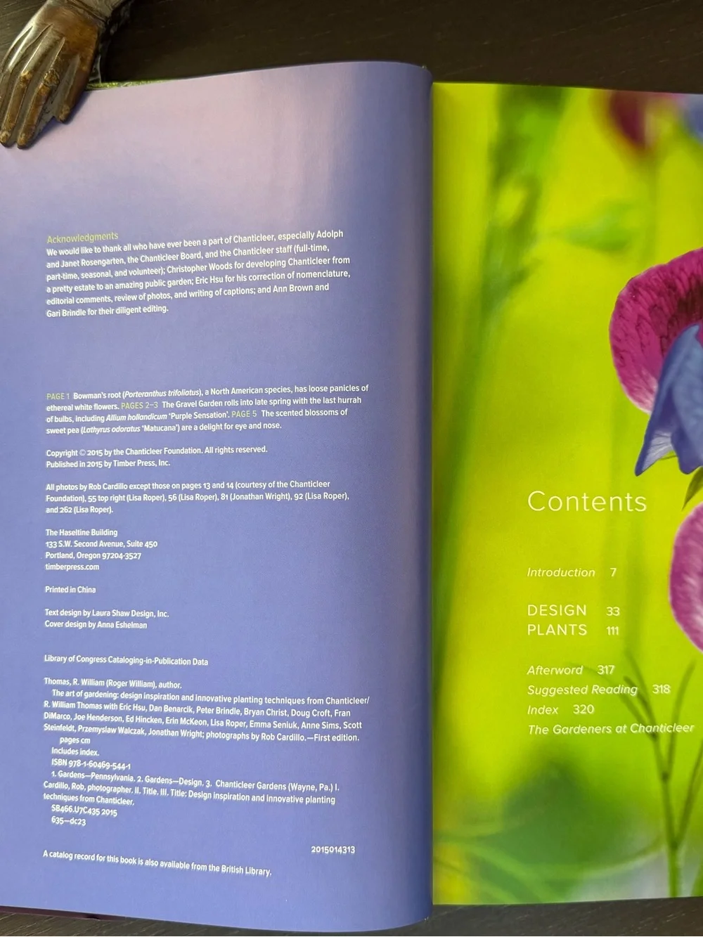 The Art of Gardening Chanticleer 2015 First Edition Coffee Table Book
